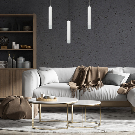 Milagro Lampa wisząca Tubi Biały 1xGU10 ML8878 BIAŁY