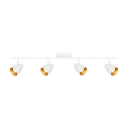 Spot Italux SPL-36748-4-WH-GD Biały, złoty