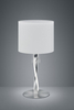 Lampa stołowa Trio 575310307 biały/srebrny