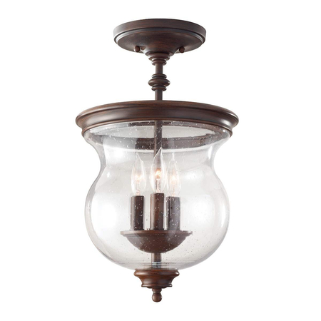 Lampa sufitowa Elstead Lighting Pickering Lane brąz FE-PICKERING-LANE-SF