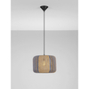 Lampa wisząca Luces Exclusivas BELUNCA LE45351 drewno jasne i ciemne, niebieski
