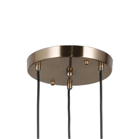 Lampa wisząca Italux Torno PND-40813-3R-HBR Złoty