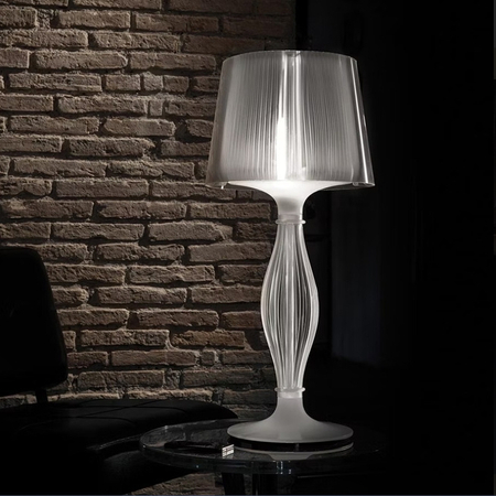 Lampa stołowa Slamp LIZA - PRISMA M LIZTM00PRS000RE000EU przezroczysty