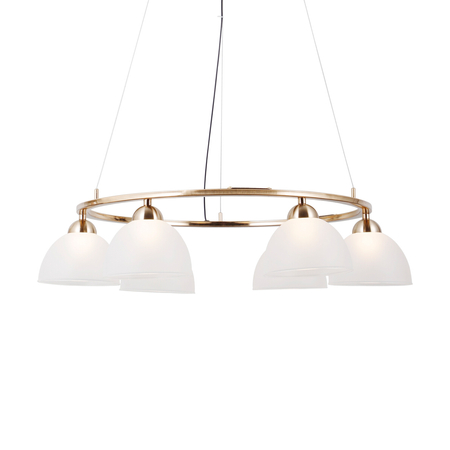 Lampa wisząca Italux Montiela PND-34374-6-HBR Złoty