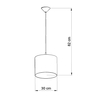 Sollux Lighting Lampa wisząca FOOTBALL B 30 SL.1426