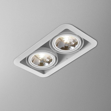 Lampa wpuszczana AQForm Iform 111 x 2 Recessed Biały Struktura