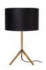 Lampa stołowa Lucide TONDO 45590/81/02 czarny/złoty