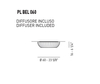 Plafon Axo Light Bell 060 Czarny