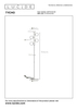 Lampa podłogowa Lucide TYCHO 45774/04/02 złoty