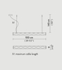 Lampa wisząca Slamp HUGO - PRISMA ONE SIZE HUGS000PRS01THR000EU przezroczysty