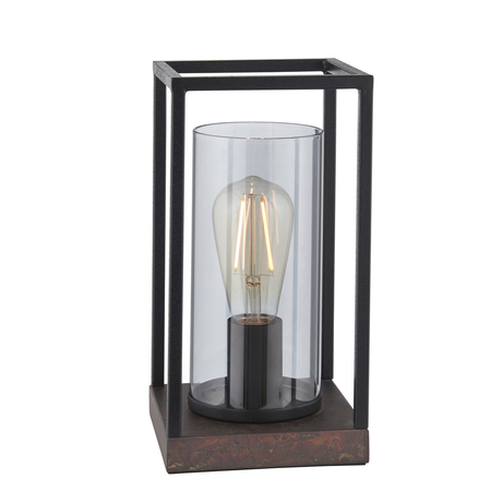 Lampa stołowa Endon Lighting Caleb 93036 czarny
