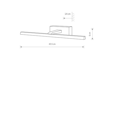 Kinkiet VAN GOGH LED S Nowodvorski 10292 biały