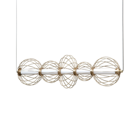 Lampa wisząca Italux Rabel PND-344221-5-HBR Złoty