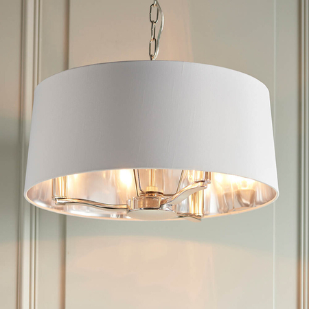 Endon Lighting Lampa wisząca 73021 biały/chrom