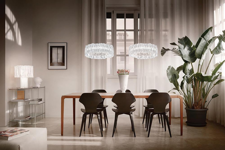 Lampa wisząca Slamp ACCORDÉON 3000K - SILVER M ACRSM00SLV01T30NMTEU srebrny