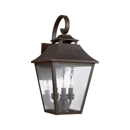 Lampa zewnętrzna Elstead Lighting Galena brązowy FE-GALENA2-L-SBL