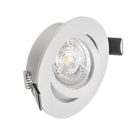 Eko-Light Oczko sufitowe okrągłe ruchome IP20 White EKZ336 BIAŁY