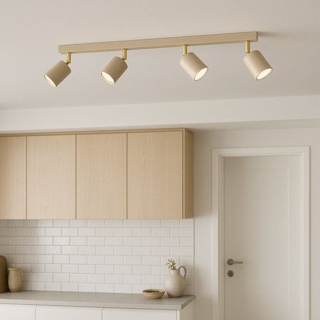 Lampa sufitowa Kaja MATI K-5823 beż, złoty