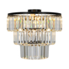 Lampa sufitowa Zuma Line P17127-4-BK TIFANNY LAMPA SUFITOWA CZARNA/BLACK