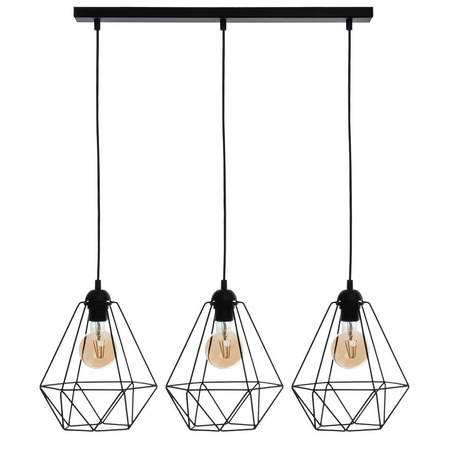 Milagro Lampa wisząca BASKET BLACK 3xE27 MLP7215 CZARNY