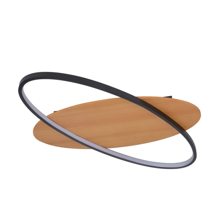 Plafon Italux Poraso PLF-93439-12W-WO Czarny piaskowany