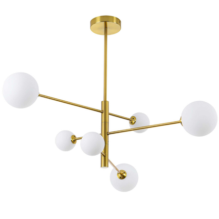 Lampa wisząca Dorado 6xG9 złota LP-002/6P