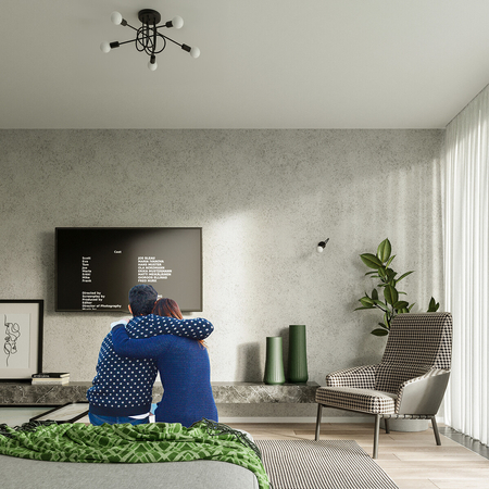 Sollux Lighting Żyrandol LOOP 3 czarny SL.1434