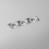 Lampa wpuszczana AQForm Squares 50 x 3 LED 230V Trimless Recessed Biały Struktura