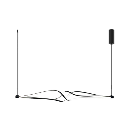 Milagro Lampa wisząca TWISTER 56W LED ML1189 CZARNY