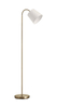 Lampa podłogowa LOLY mosiądz antyczny 1xE27 abażur kremowy