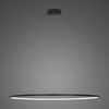 Lampa wisząca Ledowe Okręgi No.1 120cm 2700k czarna ściemnialna