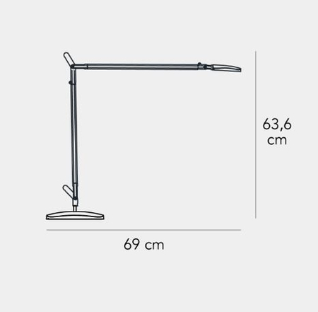 Lampa stołowa Fontana Arte F429005350GIWL Volée