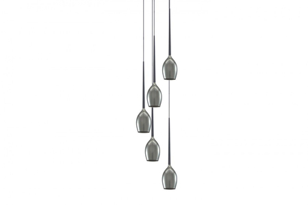 Lampa wisząca IZZA 5 SMOKY Azzardo AZ2939 przydymiony