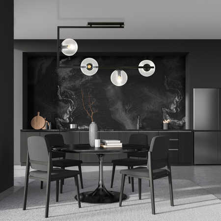 Lampa sufitowa SOMA 4 Emibig 1289/4 czarny