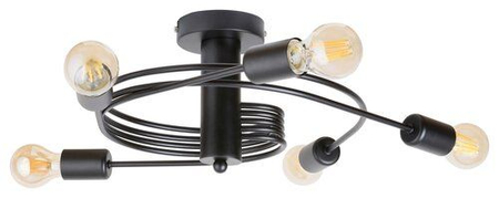Lampa sufitowa Rabalux Carly 2096 czarny matowy