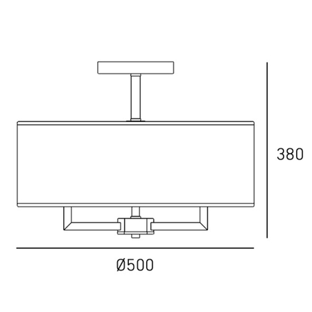 Cosmo Light Plafon LILLE C05951NI-WH