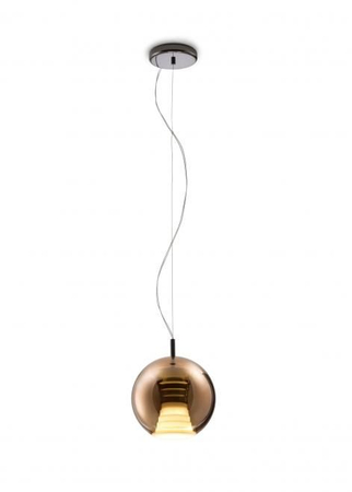 Lampa wisząca Fabbian D57A5141 Beluga Royal Ø20 Bronzo-LED
