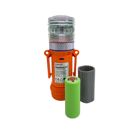 Flara sygnalizacyjna LED FlashGuard R Mactronic dioda czerwona, bateryjna (4 x AA) pudełko