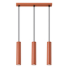 Sollux Lighting Lampa wisząca LAGOS 3L ochra czerwona SL.1491