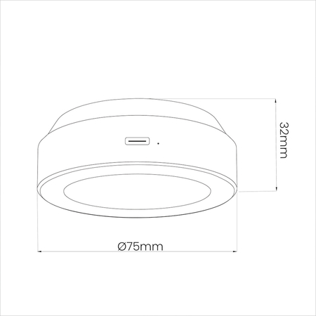 Eko-Light Lampka Podszafkowa Jojo RGB + 3000/6000K EKB1665 BIAŁY / CZARNY