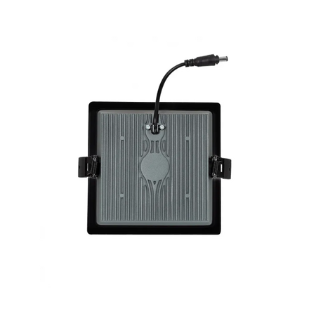 Lampa LED 15W New Aero Slim Kwadratowy 130 lm/W Mikropryzmatyczny (UGR17) Czarny