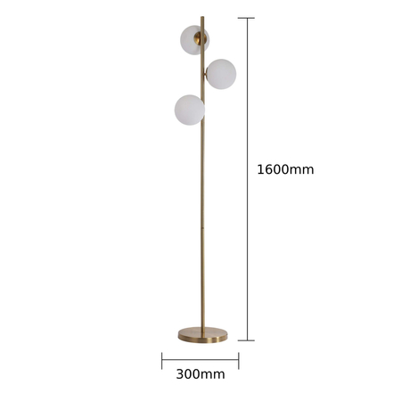 Lampa stojąca Dorado 3xE14 złota LP-002/3F