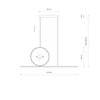 Lampa liniowa Nowodvorski LINEO LED 11879 czarny