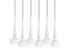 Lampa wisząca TASOS 6 WHITE Azzardo AZ1883 white