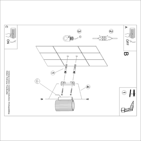 Sollux Lighting Kinkiet KARBON 10 beżowy SL.1652
