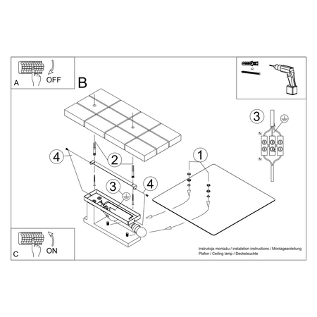 Sollux Lighting Plafon LAPPO biały SL.1093
