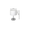 Milagro Lampka stołowa Casino Biały / Chrom 1xE27 ML6375 Biel / Chrom