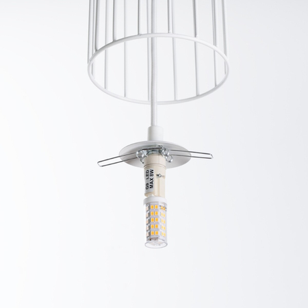 Sollux Lighting Lampa wisząca BRINA 1 biała SL.1331