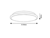 Lampa sufitowa Rabalux Engon 71127 srebrny