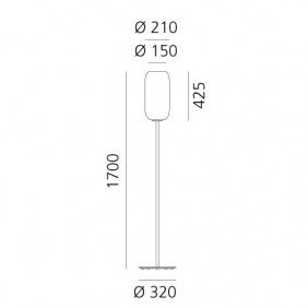 Lampa podłogowa Artemide 1410010A Gople